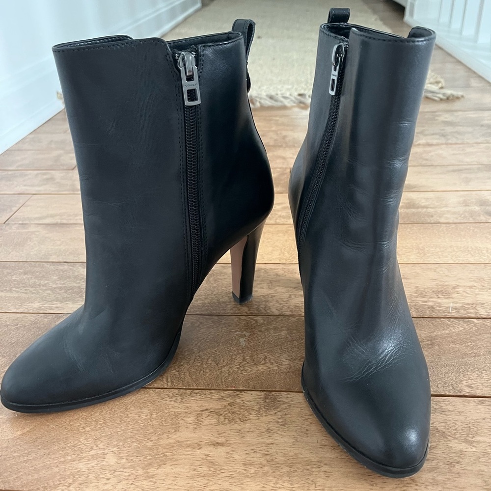 Coach black heels